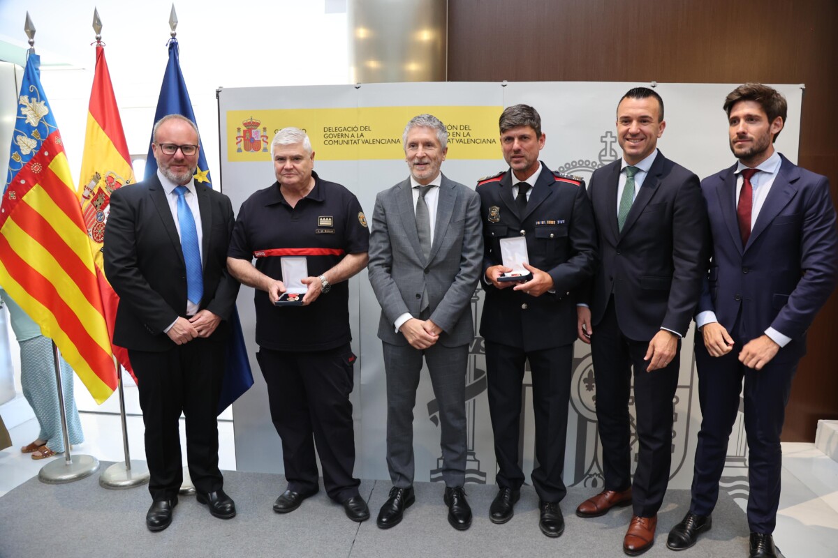 Medallas mérito bomberos Valencia